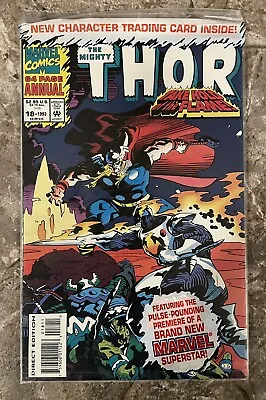 Buy Thor Annual #18 Sealed 1993 Poly Bagged 1st App Of Lady Loki Original Owner • 15.80£