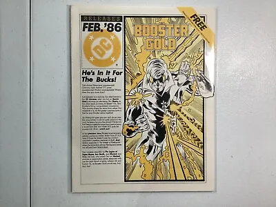 Buy Booster Gold DC Releases February 1986 1st App NM James Gunn Optioned • 31.87£