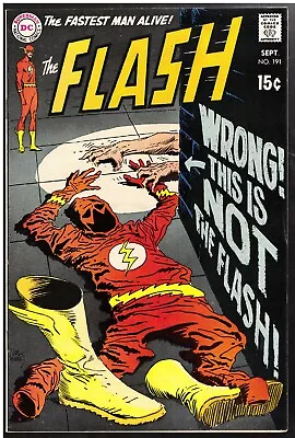 Buy The Flash 191 1969 8.0/vf Htf Gem Joe Kubert/john Broome/ross Andru Cgc It! • 13.01£