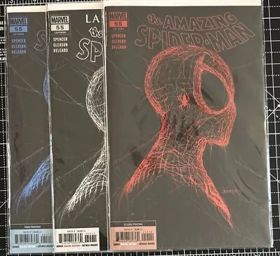 Buy 🔑🔥 Amazing Spider-Man Vol.5 #55 2020 Marvel 3 Web Head Set Patrick Gleason • 49.75£
