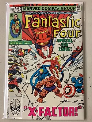 Buy Fantastic Four #250 Direct Spider-Man, Captain America, Gladiator 8.0 (1983) • 3.20£