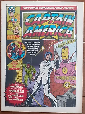 Buy Captain America Weekly #5, Marvel Comics Uk, 25th March 1981, Fn/vf • 3.99£