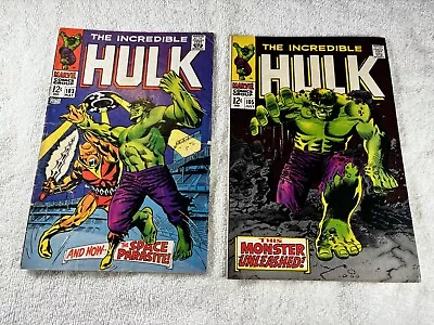 Buy The Incredible Hulk #103 & 105 Marvel Comics *missing Back Pages* Read Desc. • 39.52£