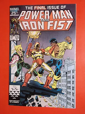 Buy Power Man And Iron Fist # 125 - Nm- 9.2 - Death Of Iron Fist - Final Issue • 19.86£