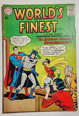 Buy WORLD'S FINEST #136 Silver Age DC 1963, Batman, Superman, Robin • 11.82£