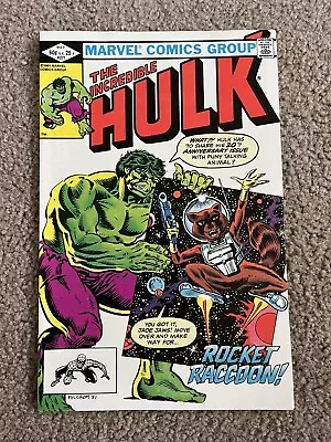 Buy Marvel Incredible Hulk #271 Rocket Racoon • 106.64£