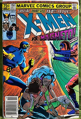 Buy The Uncanny X-Men 150 Comic Oct 1981, X-Men Vs. Magneto! Double-Sized • 7.13£