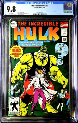 Buy Incredible Hulk 393  9.8 NM/M   White Pages • 79.05£