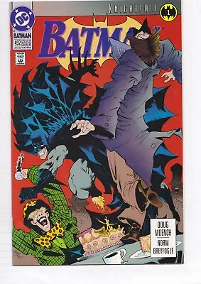 Buy Batman #492 / Knightfall Part 1 / Doug Moench /  Jim Aparo / Dc Comics 1993 • 8.73£