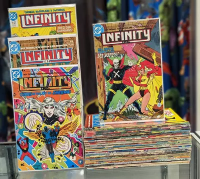Buy Infinity Inc (1984) Complete 1-53 + Annuals Mcfarlane Mr. Bones DC 13 14 16 34 • 272.14£