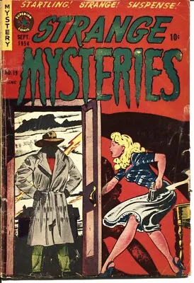 Buy Strange Mysteries #19  1954 - Superior  -G/VG - Comic Book • 188.24£
