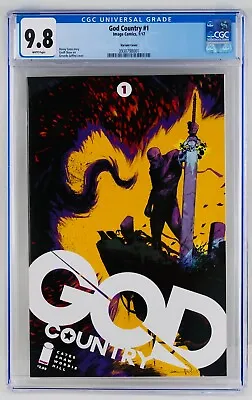 Buy God Country #1 CGC 9.8 White Pages Gerardo Variant Cover Image Comics NM/MT 2017 • 118.25£