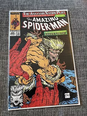 Buy Amazing Spider-Man 324 (1989). Sabretooth McFarlane Cover • 7£