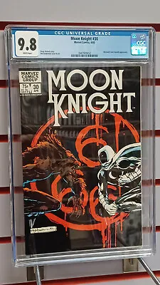 Buy MOON KNIGHT #30 (Marvel Comics, 1983) CGC Graded 9.8 ~ WHITE Pages • 98.79£