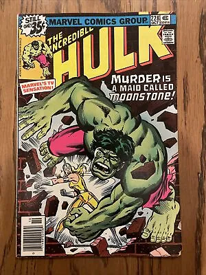 Buy Incredible Hulk #228 (Marvel 1978) 1st Appearance Moonstone! Newsstand, FN • 15.76£