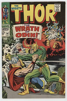 Buy Mighty Thor 147 Marvel 1967 VF Stan Lee Jack Kirby Circus Of Crime Loki • 59.24£