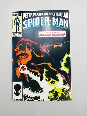 Buy Peter Parker The Spectacular Spider-Man #102 Marvel 1985 Killer Shrike VF • 2.87£