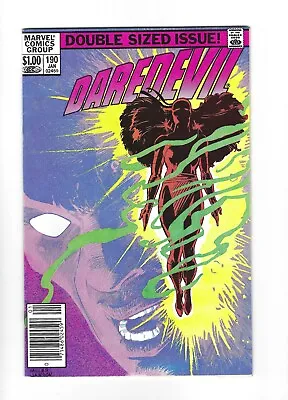 Buy Daredevil #190 Classic Frank Miller, Elektra, Newsstand 9.2 NM-, 1982 Marvel • 9.48£