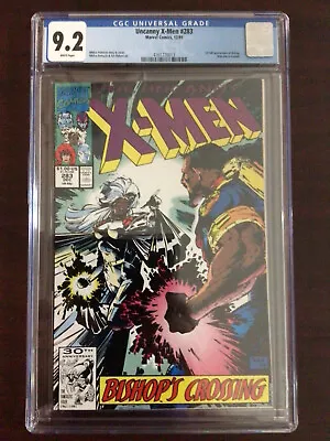 Buy CGC 9.2 Uncanny X-Men 283 First Full Bishop White Pages • 39.98£