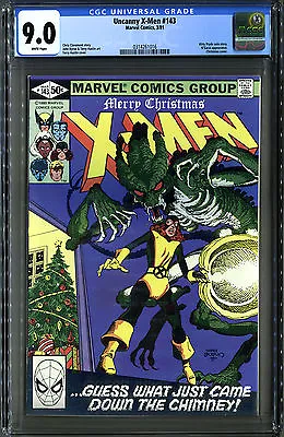 Buy Uncanny X-Men #143 (Marvel 1981) CGC 9.0 Kitty Pride Solo Story, Nice +White • 39.98£
