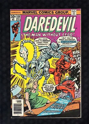 Buy DAREDEVIL #138 Marvel Comics (1976) Ghost Rider App [XY] • 20.37£