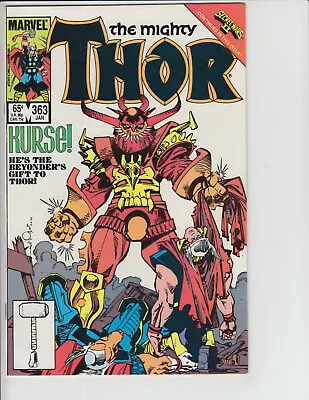 Buy Thor #363 VF (1986) 1st Throg, 1st Kurse; Beyonder, Loki; Final 65-cent Cover • 4.80£
