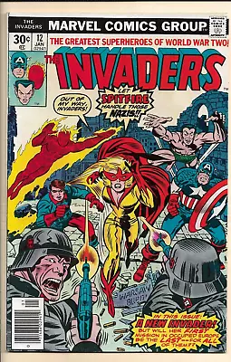 Buy The Invaders #12 F (1977) 1st Spitfire! Captain America, Sub-Mariner! Jack Kirby • 7.99£