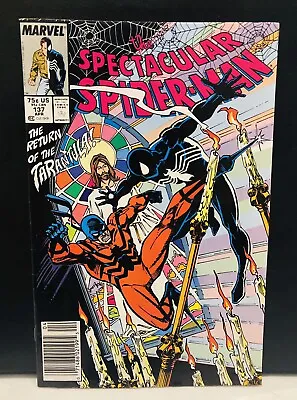 Buy SPECTACULAR SPIDER-MAN #137 Comic Marvel Comics Newsstand , Tarantula App • 5.13£