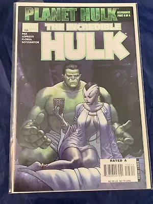 Buy The Incredible Hulk ( Planet Hulk ) #103 Nm Marvel Comics 2007 • 7.90£