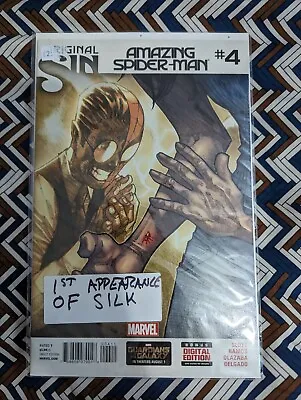 Buy Amazing Spider-man #4 - Original Sin 2014 - 1st Appearance Of Silk • 60£