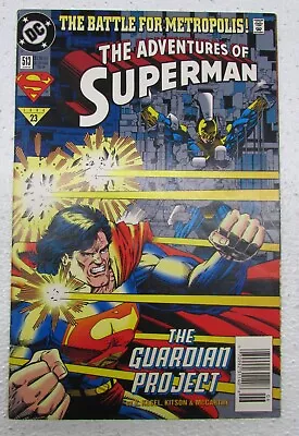 Buy Dc Comic Book The Adventures Of Superman The Battle For Metropolis #513 Jun 1994 • 7.95£