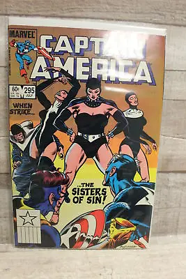 Buy Marvel Comics Captain America #295: 1st Sisters Of Sin Comic Book -Used • 7.09£