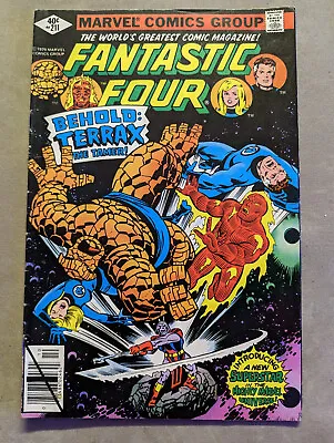 Buy Fantastic Four #211, Marvel Comics, 1979, 1st Terrax The Tamer, FREE UK POST • 60.99£