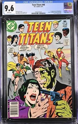 Buy Teen Titans #48 Cgc 9.6 1st Bumblebee Harlequin Rich Buckler White Pages 5022 • 243.01£