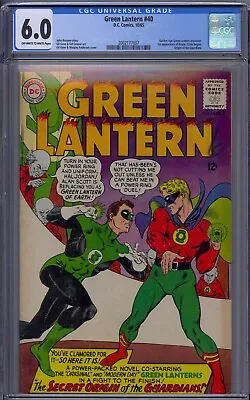Buy Green Lantern #40 Cgc 6.0 Ga Green Lantern Crossover 1st Krona Origin Guardians • 167.89£
