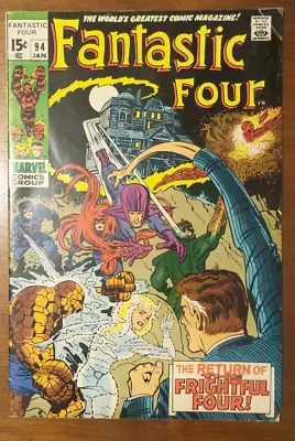 Buy Fantastic Four #94 (1970) 1st Appearance Of Agatha Harkness Disney Plus • 33.56£