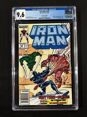Buy Iron Man #229 CGC 9.6 (1988) - Newsstand Edition -  Death  Of Gremlin • 71.95£