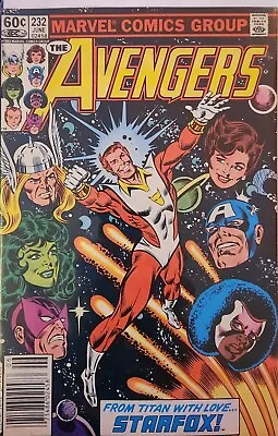 Buy Avengers #232 Newsstand Edition 1st App Of Eros As Starfox (Marvel, Jun 1983) • 19.70£