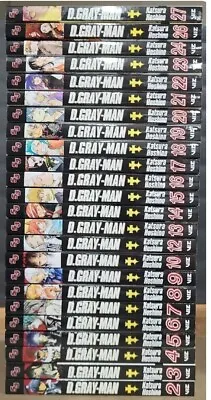 Buy D. Gray-man Manga  Vol 1-10,12-24,26-28 English Katsura Hoshino Viz Media New • 195.60£