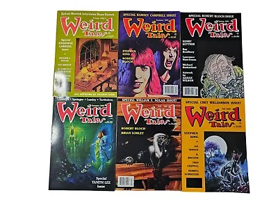 Buy Lot Of 6 Weird Tales Magazine 88,90,91 Special Issues 291,298,299,300-302 • 87.99£