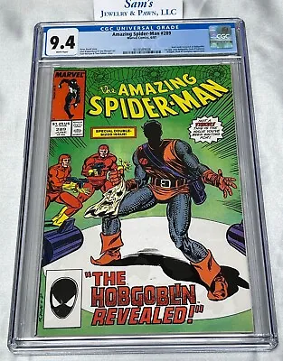 Buy Amazing Spider-Man #289 CGC 9.4 ❄️WP❄️ {1987} 1st New Hobgoblin (Jack O'Lantern) • 39.49£