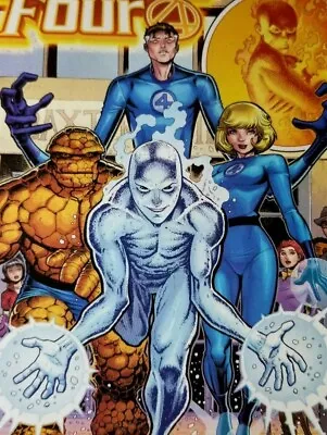 Buy Clean Raw Marvel FANTASTIC FOUR 24 Second Print FORTNITE CROSSOVER Adams Variant • 8.39£