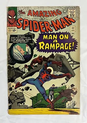Buy Amazing Spider-man #32, Key 2nd Appearance Of Curt Connors • 124£