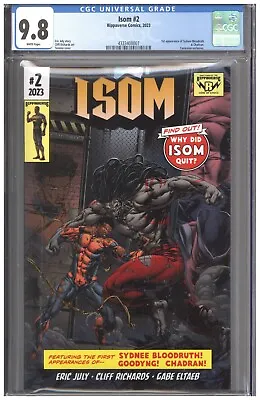 Buy Isom #2 CGC 9.8 1st First Print Cover Edition Rippaverse Comics Eric July • 87.94£