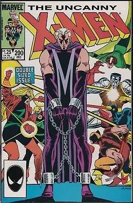 Buy Marvel Comics UNCANNY X-MEN #200 Trial Of Magneto 1985 VF! • 10.39£