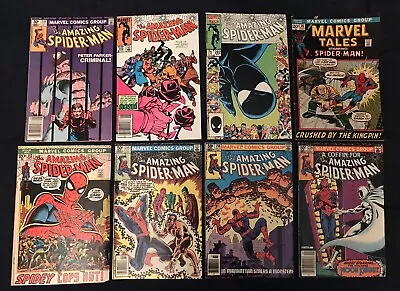 Buy AMAZING SPIDER-MAN Lot Of 8 Comics: #112,215,218,219,220,253,282,36 Around VG+ • 48.19£