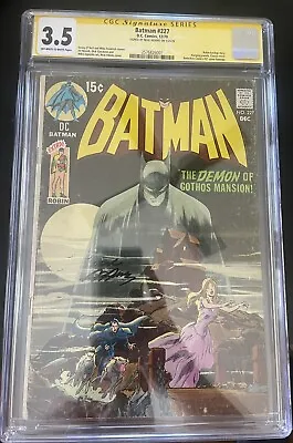 Buy Batman 227 Signed Neal Adams CGC 3.5 Detective Comics #31 Cover Homage • 880.67£