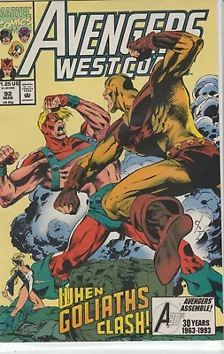 Buy Marvel Comics Avengers West Coast #92 1st Print Vf • 2.25£