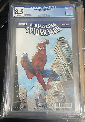 Buy Kith Marvel The Amazing Spider-Man #1 60th Anniversary Comic CGC 8.5 • 63.25£