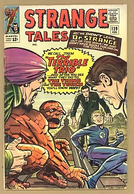 Buy Strange Tales 129 VG Kirby Cover Thing Human Torch Ditko Doctor 1965 Marvel T625 • 27.98£